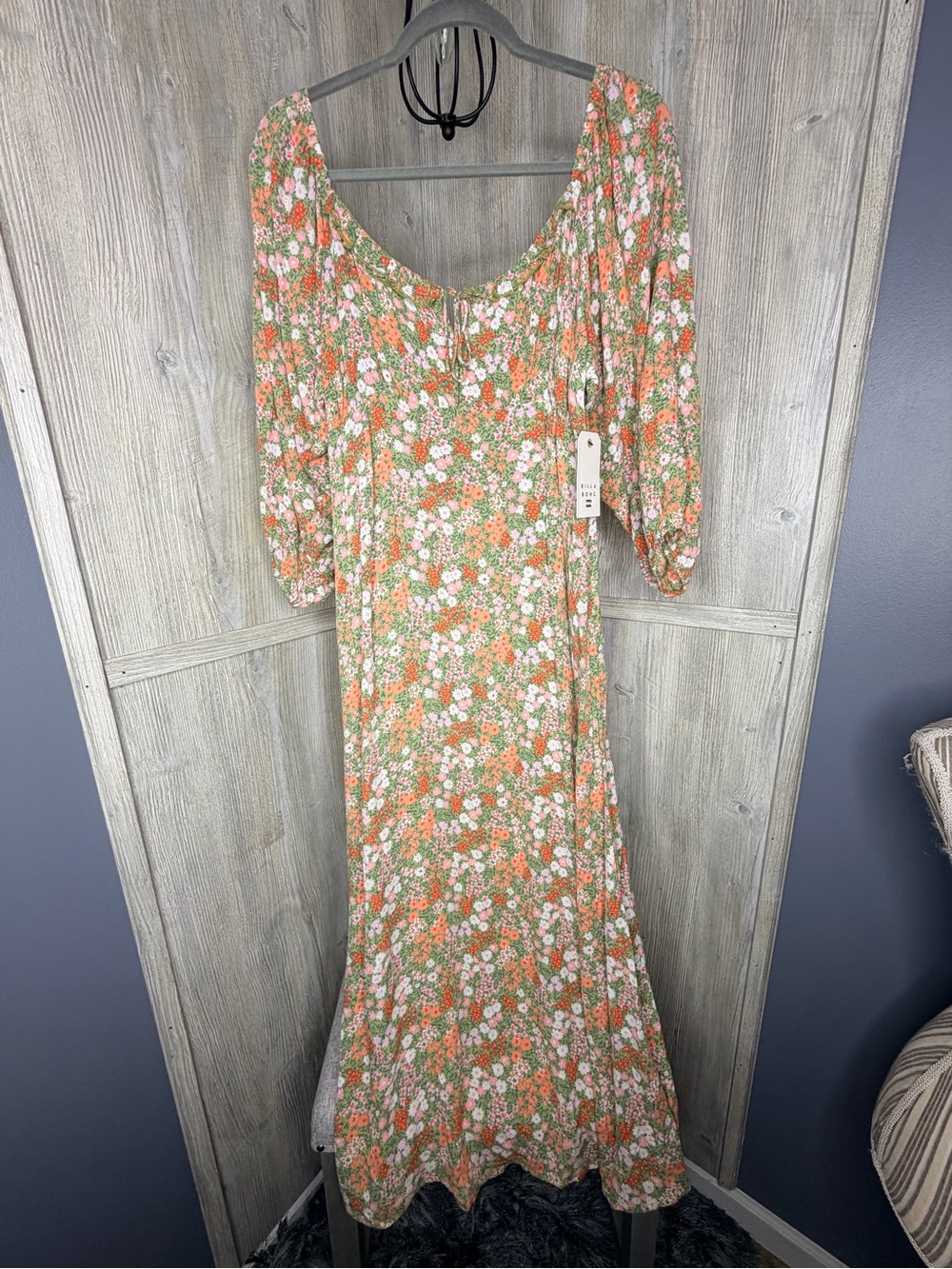 Billabong Dream All Day Floral Midi Dress